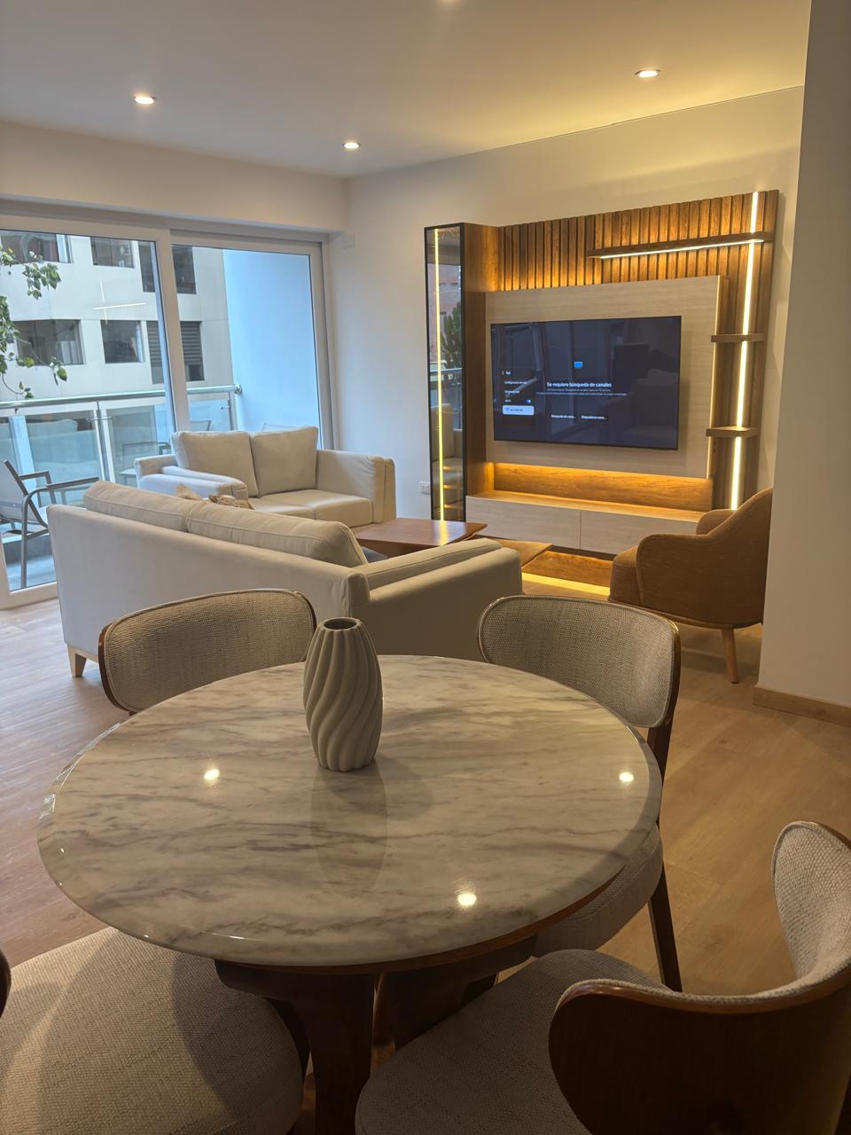 Detalle del mueble de TV